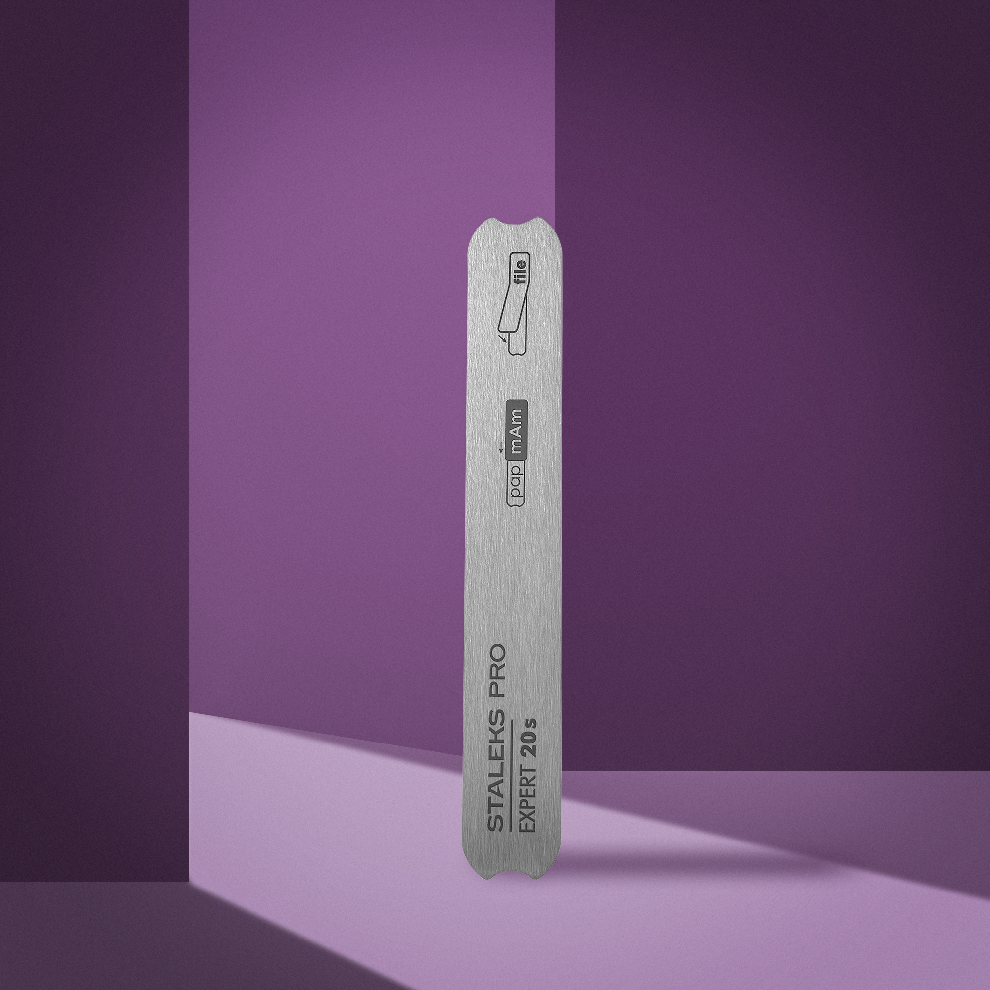 Nail file metal straight (base) EXPERT 20s (130 mm) image 0